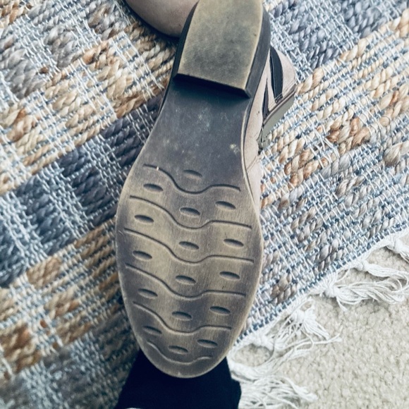 Tan Booties with Buckle - Picture 3 of 4